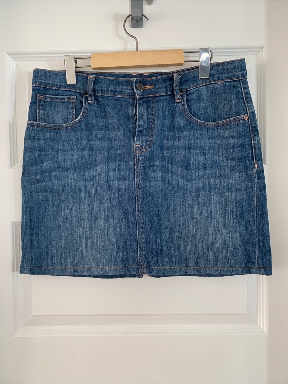 Old Navy Blue Denim Mini Skirt